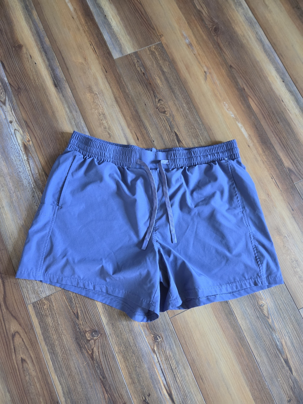Women's Drawstring Blue Swim/Active Shorts Size XL By Swiss Alps